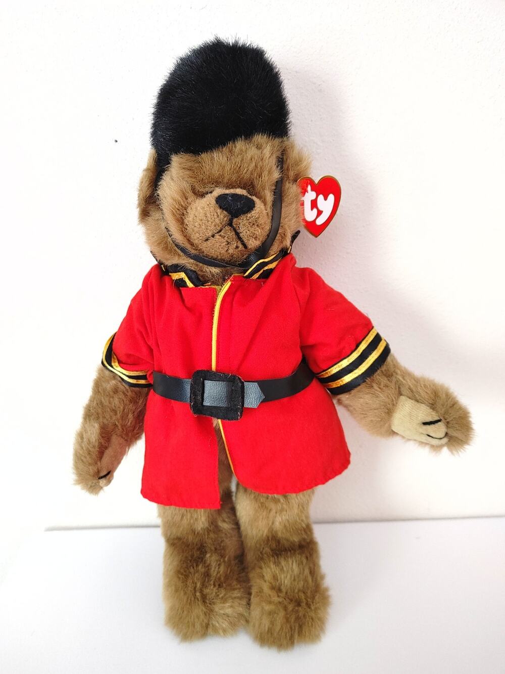 TY Attic Treasures Collection Malcolm Bear 1993, Vintage Beefeater Jointed